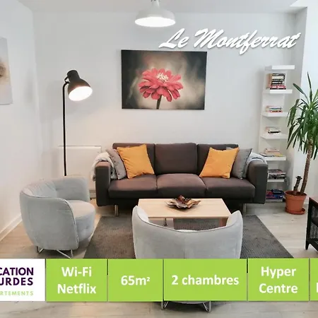 Le Montferrat - 65m2 - 2 - Rue De La Grotte - Hyper Centre Apartment Lourdes