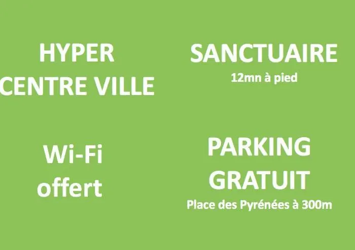 Le Montferrat - 65m2 - 2 - Rue De La Grotte - Hyper Centre * Lourdes